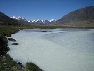 trekking in Altai Mountains Of Mongolia